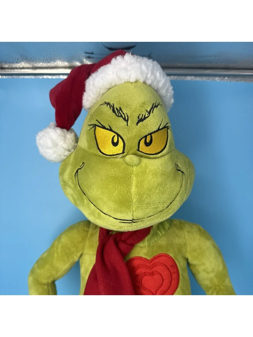 Dr. Seuss The Grinch Plush Christmas Greeter w/Beating Heart 22